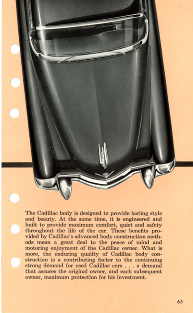 1955 Cadillac Salesmans Data Book Page 122